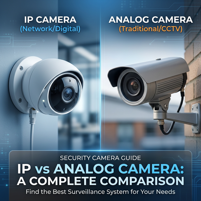 Güvenlik Kamerası Seçim Rehberi: IP vs Analog